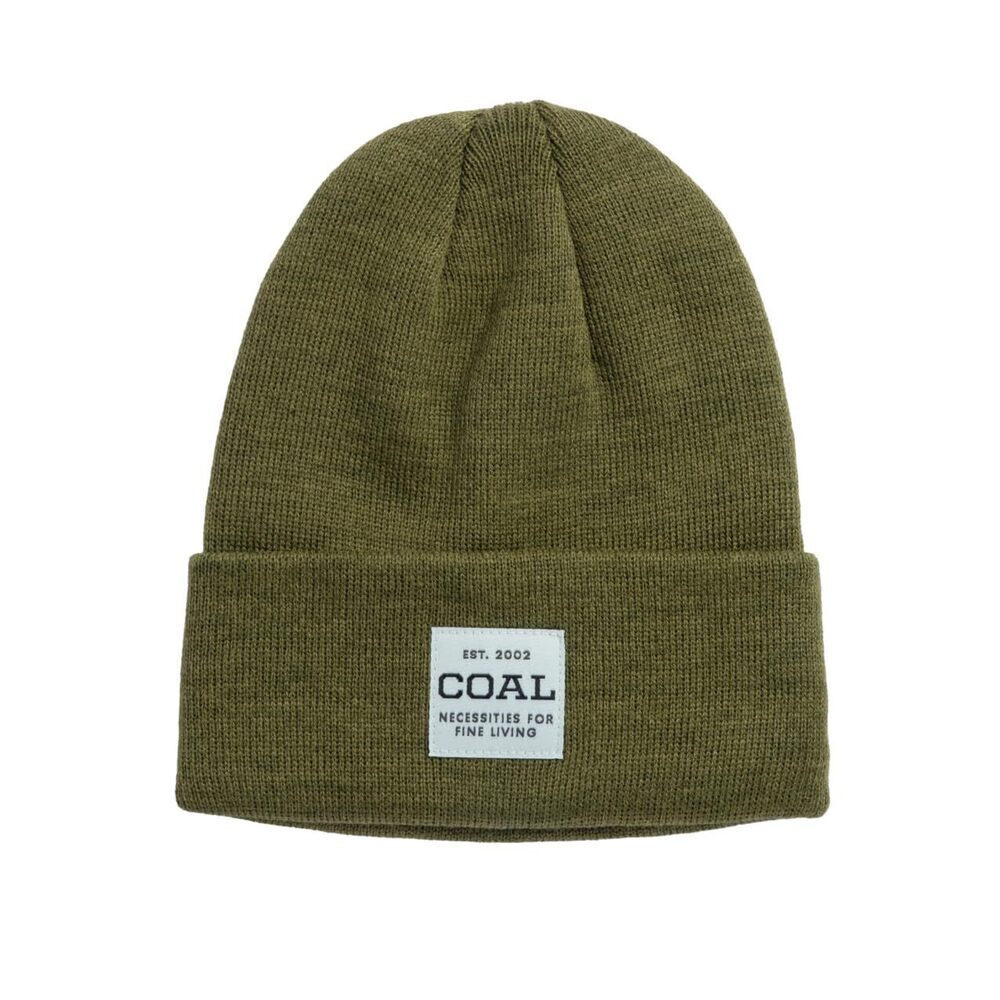 8130 Headwear Uniform Mid Knit Cuff Beanie Hat - Mid Length Fit Rib Knit